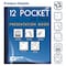 Better Office Products Presentation Book, 12-Pocket, Blue, W/Clear View Front Cover, 8.5in. x 11in. Sheets 32011 - alternate 6